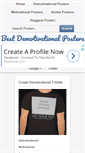 Mobile Screenshot of bestdemotivationalposters.com